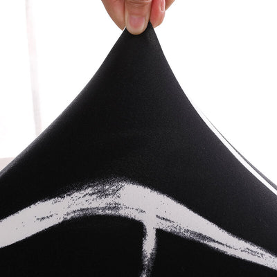 Μαύρο Κάλυμμα Καρέκλας Bi-Stretch