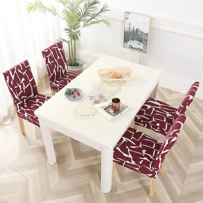 Κόκκινο Κάλυμμα Καρέκλας Bi-Stretch