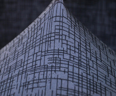 Μπλε Γκρι Κάλυμμα Καρέκλας