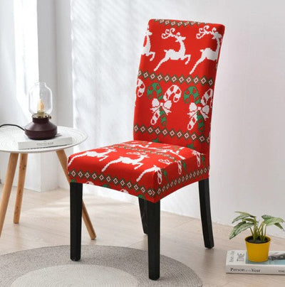 Κάλυμμα Καρέκλας Από Ζαχαροκάλαμο Χριστουγέννων