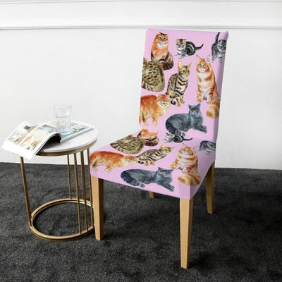 Κάλυμμα Καρέκλας Pink Cat