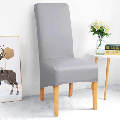 Κάλυμμα Πολυθρόνας Από Συνθετικό Δέρμα Σε Ανοιχτό Γκρι Χρώμα