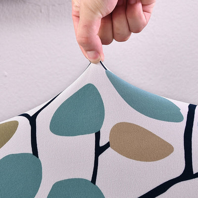 Κάλυμμα Καρέκλας Με Λουλούδια (Μπλε)