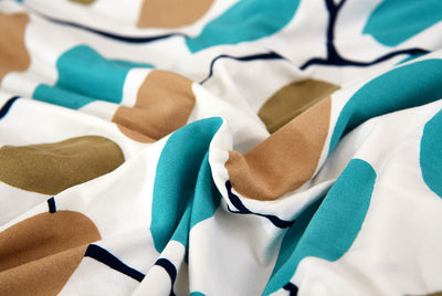 Κάλυμμα Καρέκλας Με Λουλούδια (Μπλε)