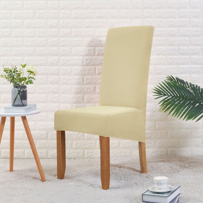 Κρεμ Μπεζ Κάλυμμα Καρέκλας Μεγάλη