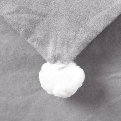 Χριστουγεννιάτικο Κάλυμμα Καρέκλας Σε Γκρι Καπό