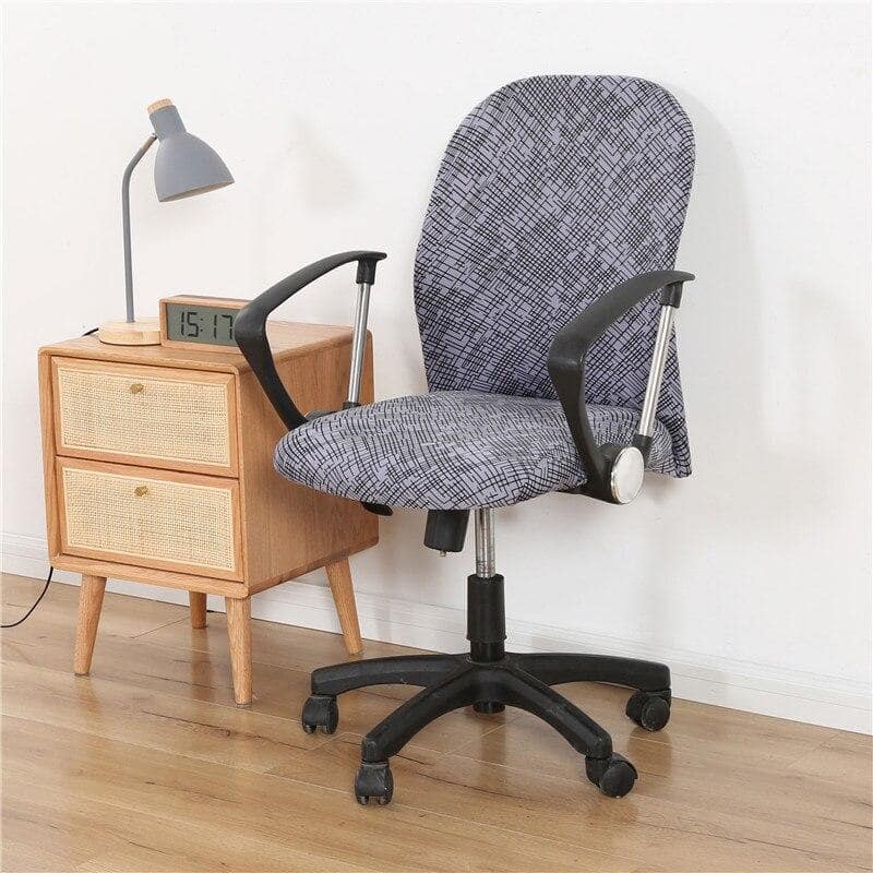 Κάλυμμα Καρέκλας Γραφείου Σε Γκρι Ασημί Χρώμα