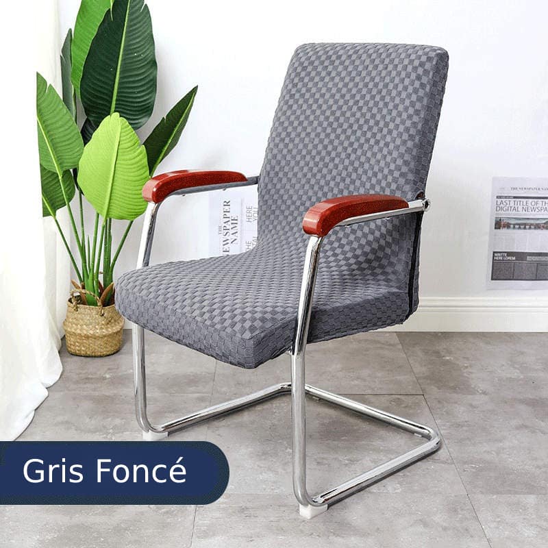 Κάλυμμα Καρέκλας Γραφείου Σε Σκούρο Γκρι