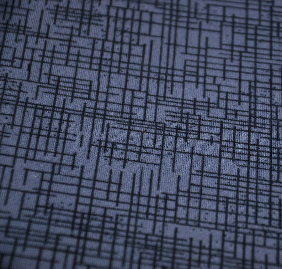 Μπλε Γκρι Κάλυμμα Καρέκλας