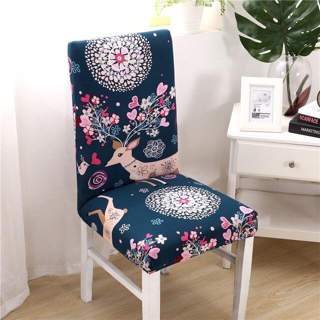 Κάλυμμα Καρέκλας Blue Deer Floral