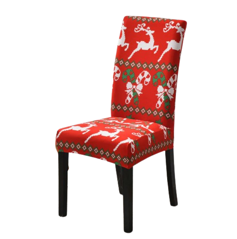 Κάλυμμα Καρέκλας Από Ζαχαροκάλαμο Χριστουγέννων
