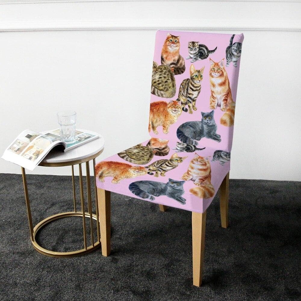 Κάλυμμα Καρέκλας Pink Cat