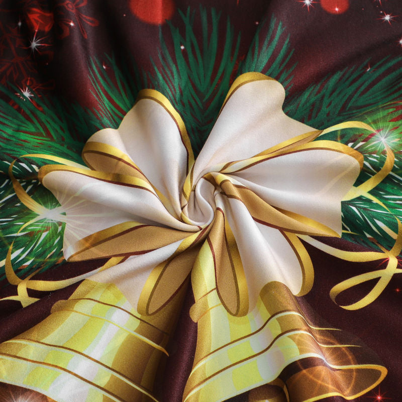 Κάλυμμα Καρέκλας Χριστουγεννιάτικου Κουδουνιού