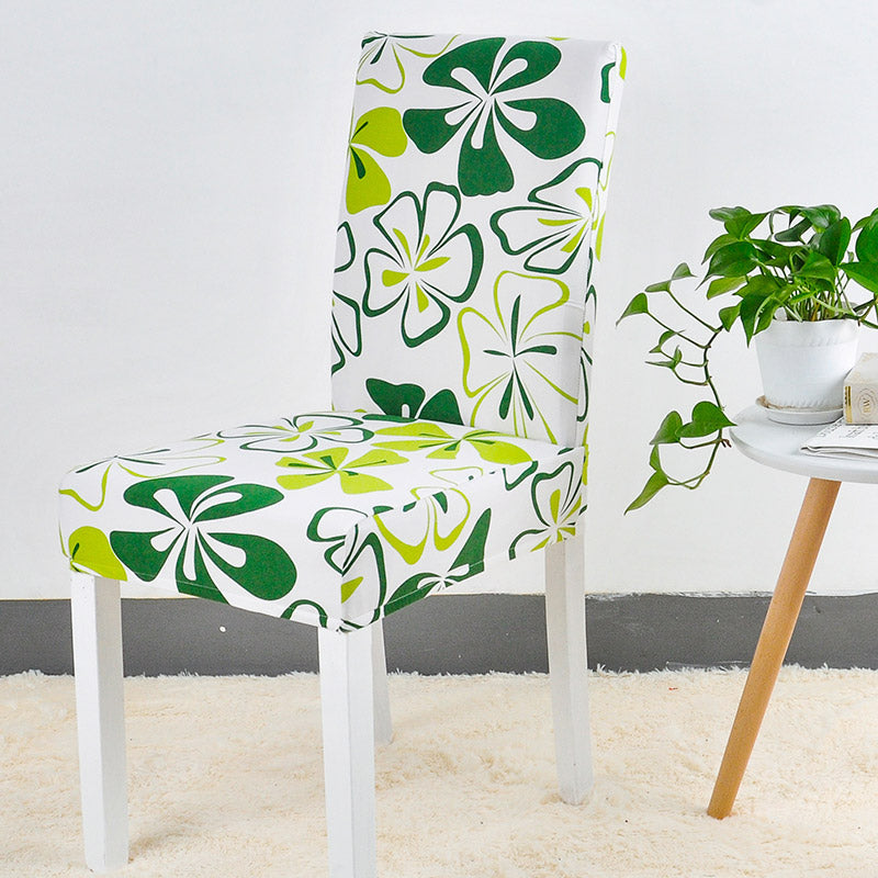 Κάλυμμα Καρέκλας Λουλουδιών (Πράσινο)