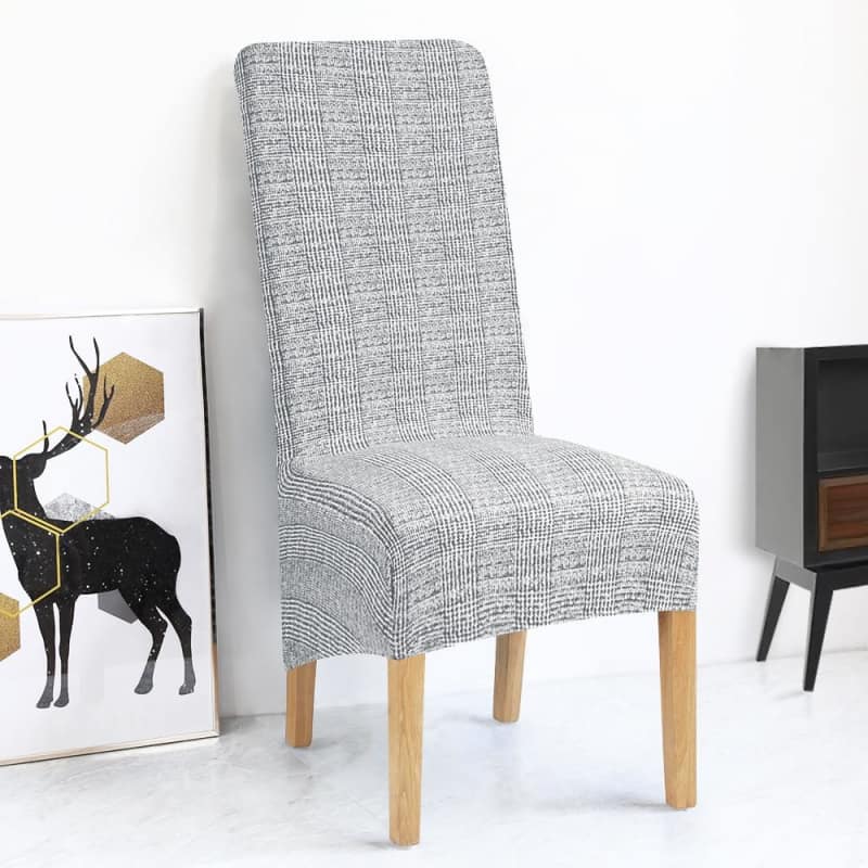 Κάλυμμα Καρέκλας Μεγάλου Μεγέθους Σε Γκρι Ασημί