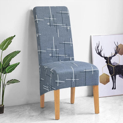 Κάλυμμα Καρέκλας Μεγάλου Μεγέθους Ασημί