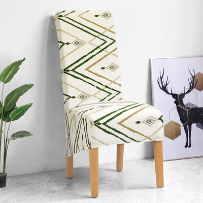 Κάλυμμα Καρέκλας Μεγάλου Μεγέθους Με Μπεζ Σχέδιο