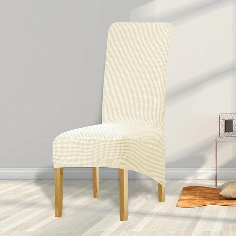 Κάλυμμα Καρέκλας Μεγάλου Μεγέθους Vanilla White