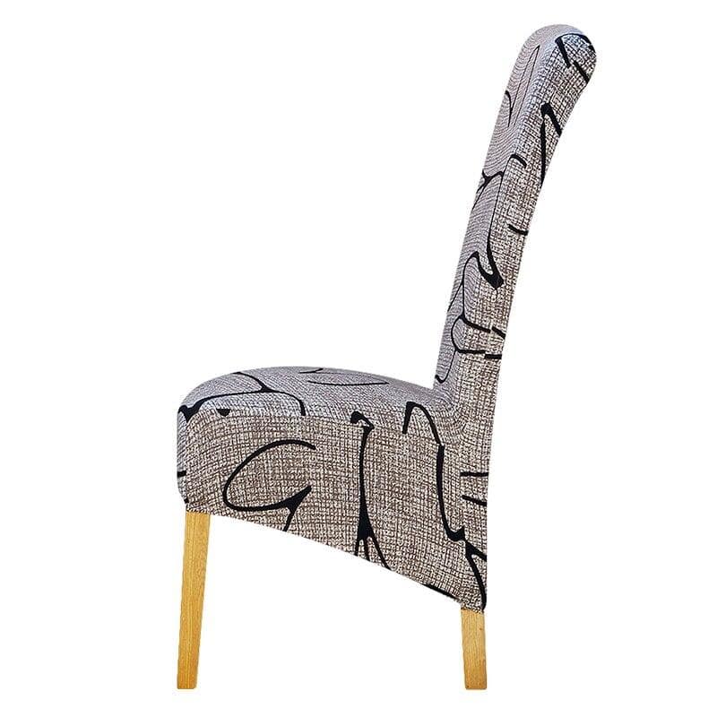 Μεταλλικό Γκρι Κάλυμμα Καρέκλας Μεγάλου Μεγέθους