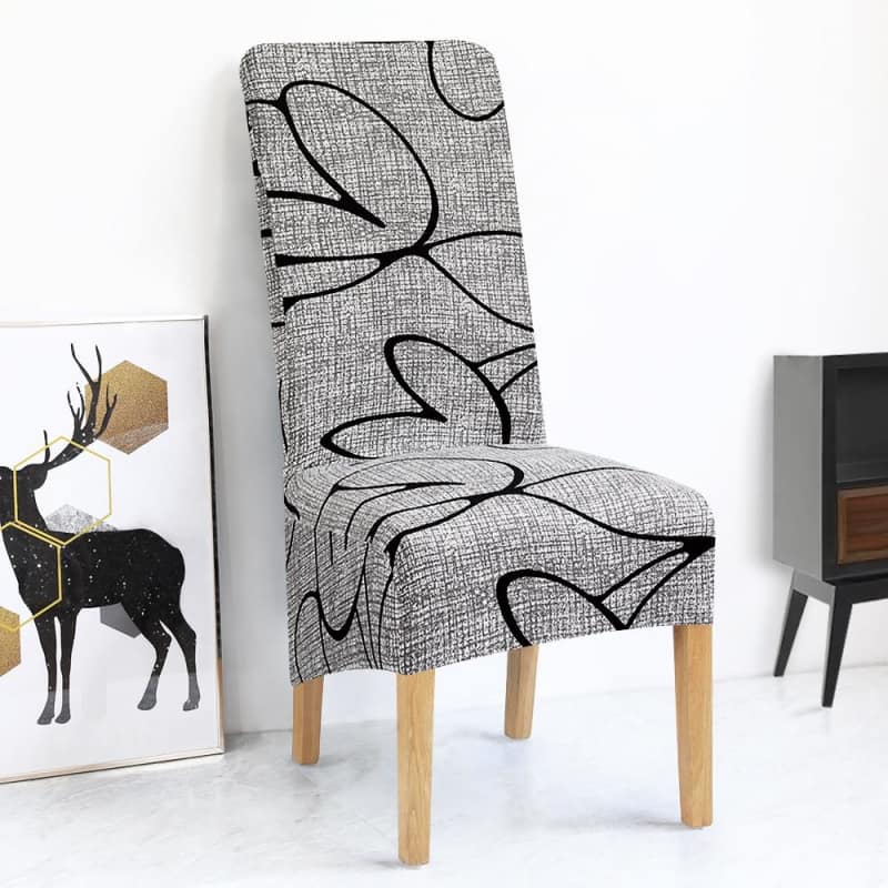 Μεταλλικό Γκρι Κάλυμμα Καρέκλας Μεγάλου Μεγέθους