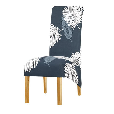 Κάλυμμα Καρέκλας Σε Γκρι Μεγάλο Μέγεθος Με Λευκά Φτερά