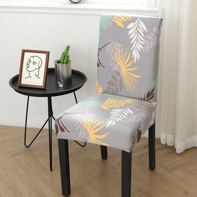 Κάλυμμα Καρέκλας Σε Γκρι Χρώμα Με Πολύχρωμα Σχέδια