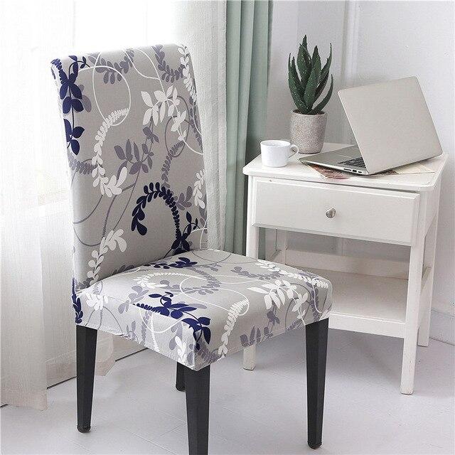 Γκρι Κάλυμμα Καρέκλας Με Floral Σχέδιο