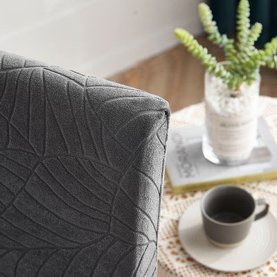 Αδιάβροχο Κάλυμμα Καρέκλας Φύλλο Ανθρακί Γκρι