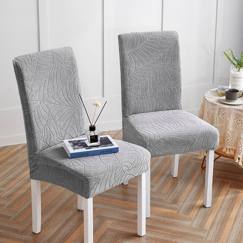 Αδιάβροχο Κάλυμμα Καρέκλας Φύλλο Ανοιχτό Γκρι