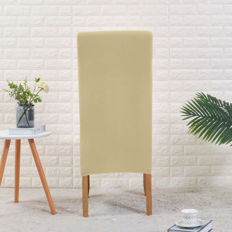 Κρεμ Μπεζ Κάλυμμα Καρέκλας Μεγάλη
