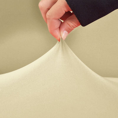 Κρεμ Μπεζ Κάλυμμα Καρέκλας Μεγάλη