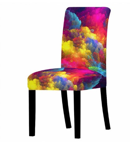 Ροζ Πολύχρωμο Μαρμάρινο Κάλυμμα Καρέκλας