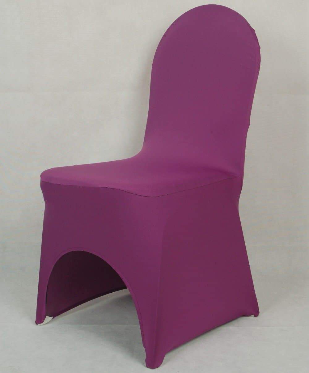 Κάλυμμα Καρέκλας Γάμου Μελιτζάνα