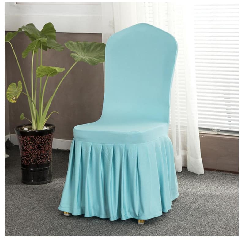 Κάλυμμα Καρέκλας Γάμου Σε Μπλε Τιρκουάζ