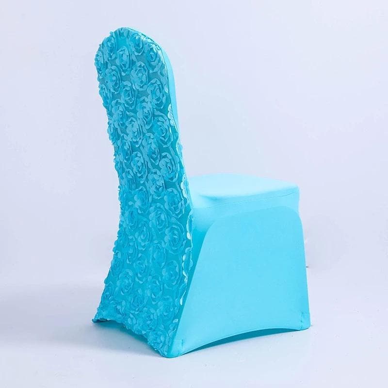 Κάλυμμα Καρέκλας Γάμου Blue Flower