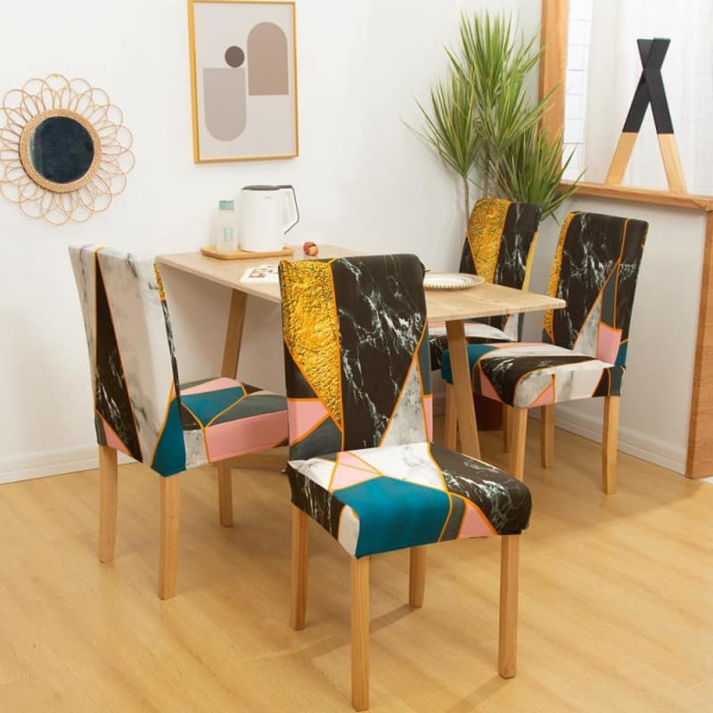 Πολύχρωμο Καφέ Κάλυμμα Καρέκλας