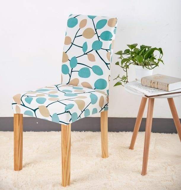 Κάλυμμα Καρέκλας Σε Γκρι Και Πάπια Μπλε