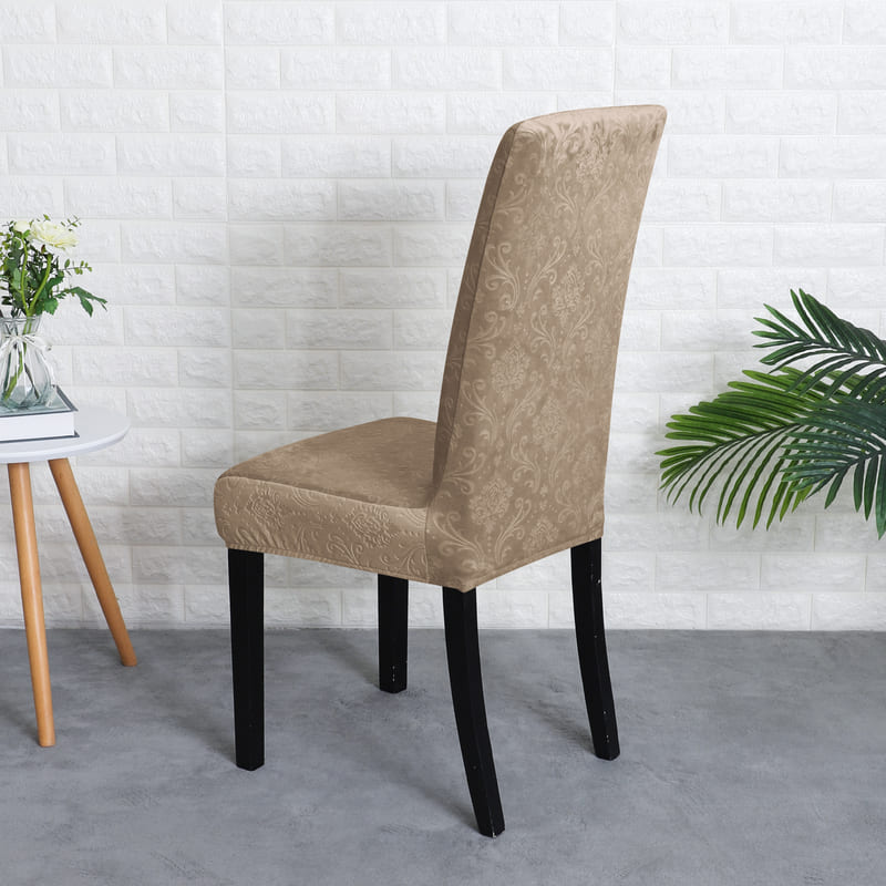 Καφέ Καρέκλα Lily Velvet