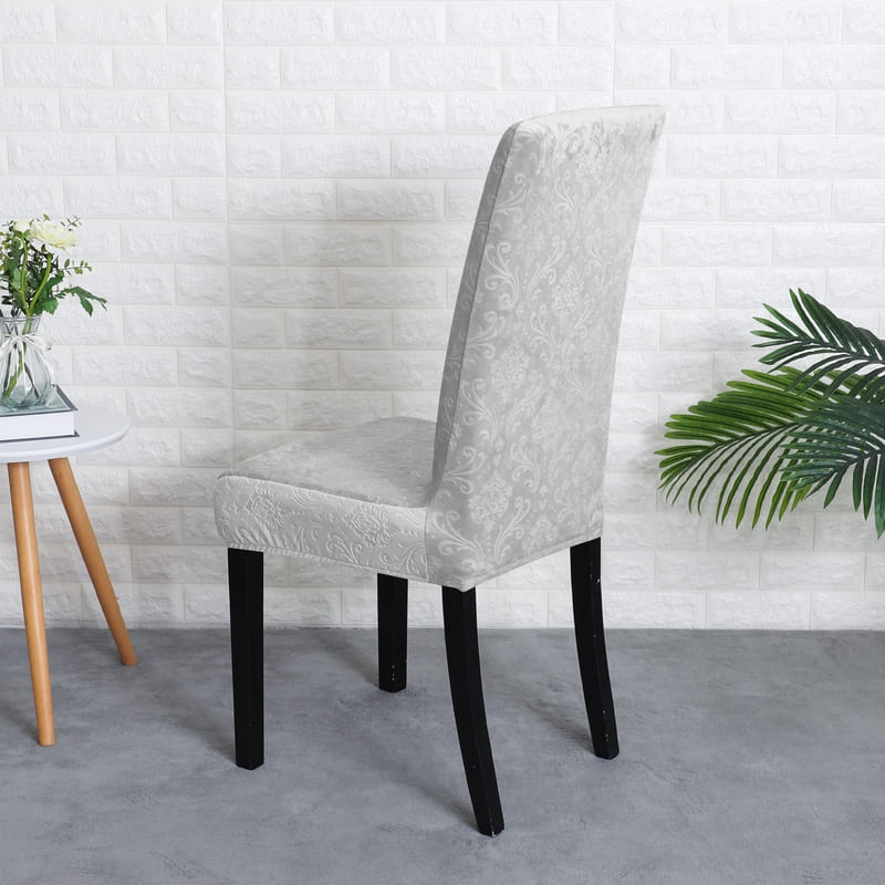 Κάλυμμα Καρέκλας Από Βελούδο Γκρι Lys