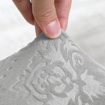 Κάλυμμα Καρέκλας Από Βελούδο Γκρι Lys