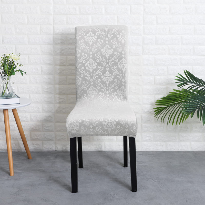 Κάλυμμα Καρέκλας Από Βελούδο Γκρι Lys