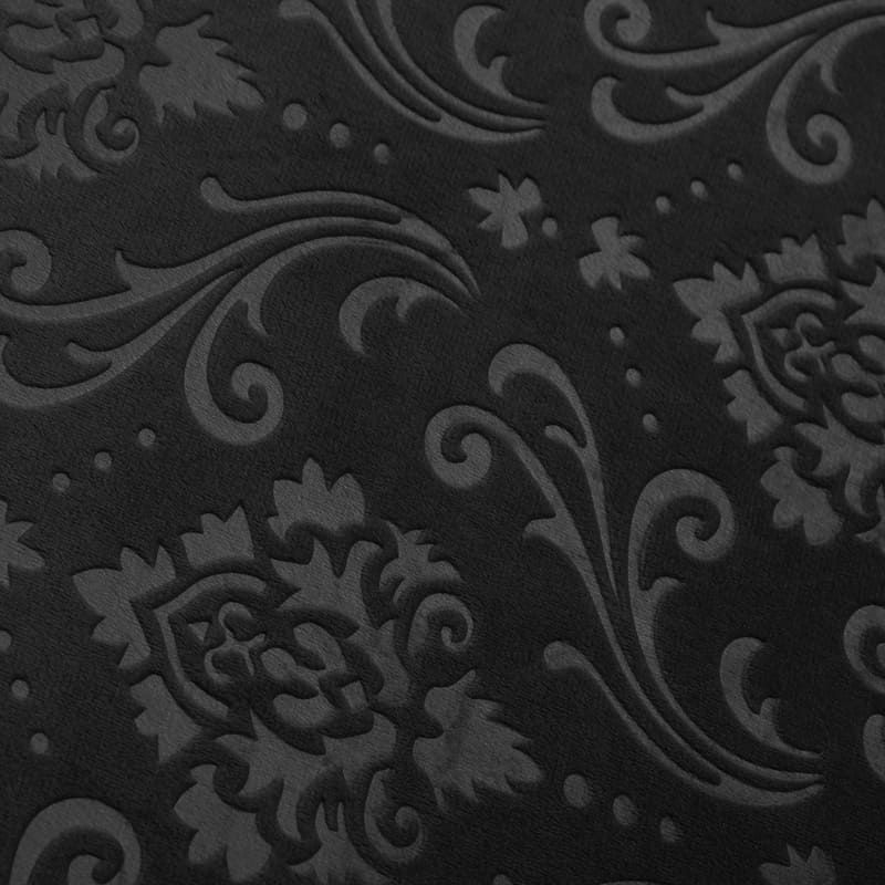 Κάλυμμα Καρέκλας Lys Velvet Σε Μαύρο Χρώμα