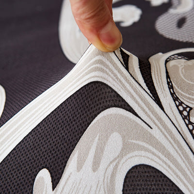 Vintage Μαύρο Κάλυμμα Καρέκλας