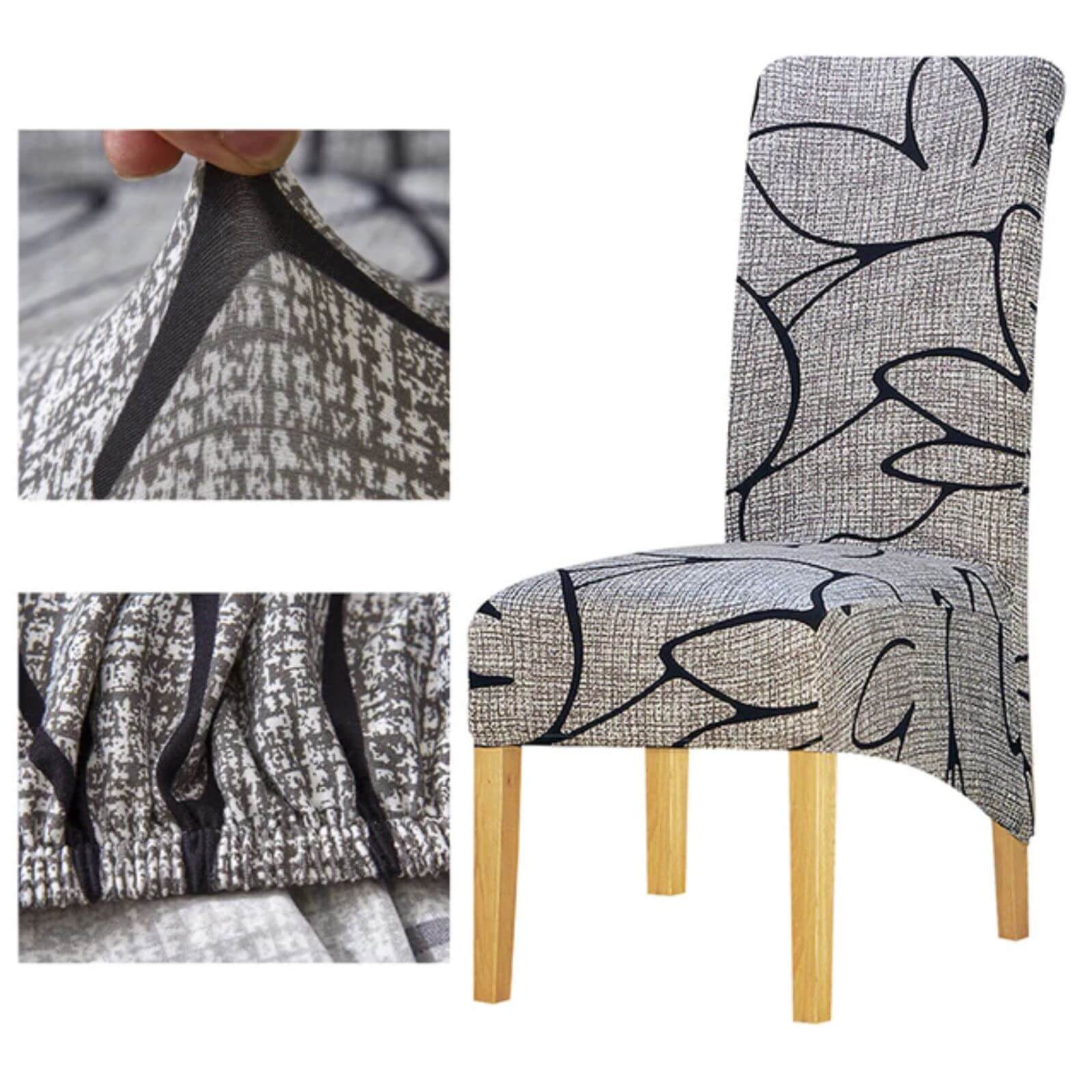 Κάλυμμα Καρέκλας Xl Μοντέρνο Γκρι