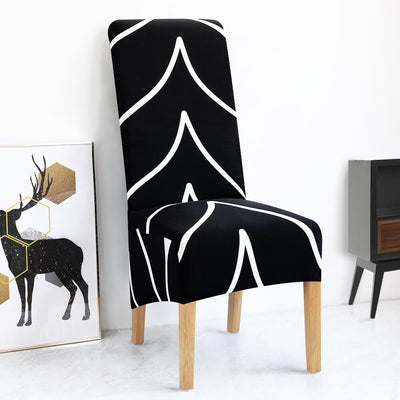 Κάλυμμα Καρέκλας Xl Ασπρόμαυρο