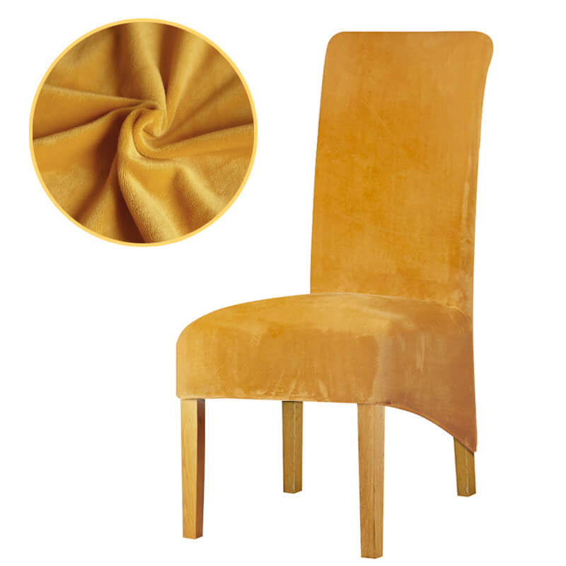Κάλυμμα Καρέκλας Xl Velvet Mustard Yellow