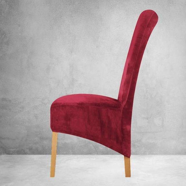 Κάλυμμα Καρέκλας Xl Velvet Carmine Red