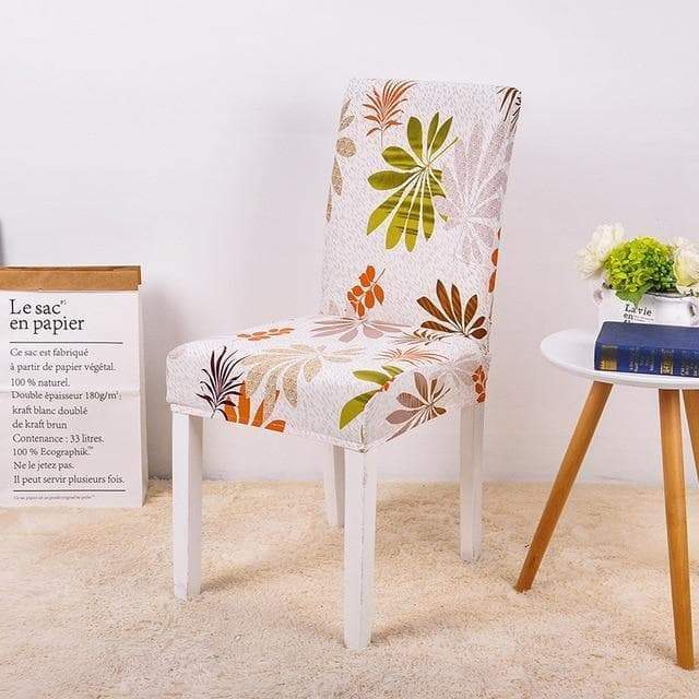 Κάλυμμα Καρέκλας Σε Πορτοκαλί Και Κίτρινο Φύλλο