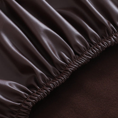 Κάλυμμα Καρέκλας Γραφείου Από Δέρμα Καφέ